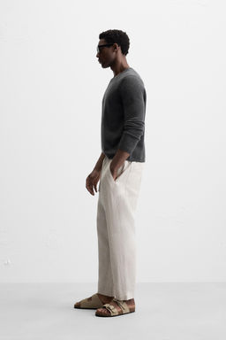 100% LINEN TROUSERS - Zara фото 48
