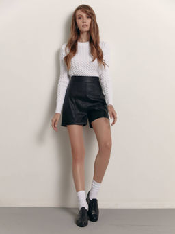 CONTE Шорты под кожу А-силуэта LS 1423 black black