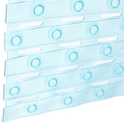 Коврик в ванну 67х37 "Сити" синий