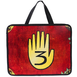 Папка пластиковая с ручками А4, на молнии, 75х330х260 мм, Гравити Фолз - Disney фото 3