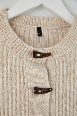 Haki Yumusak Dokulu Dugme Detayl? Triko H?rka TWOAW26HI00093 - Trendyolmilla фото 8