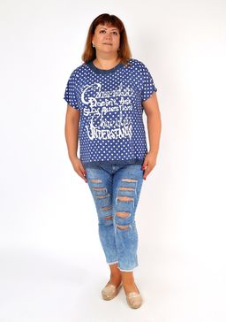 Футболка Женева горох