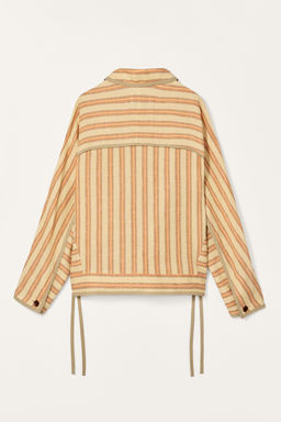 STRIPED LINEN JACKET - LIMITED EDITION - Zara фото 7