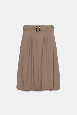 MIDI BALLOON SKIRT WITH BELT - Zara фото 18