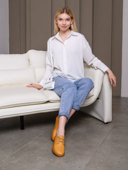 Туфли 181.ОКСЕbr.Лион тыква+коричневый