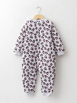 Bisiklet Yaka Uzun Kollu Bask?l? K?z Bebek Fermuarl? Uyku Tulumu - Waikiki фото 2