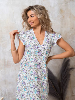 Сорочка ночная женская,мод. 427, трикотаж (Прелесть (сиреневый)) - Ивановотекстиль фото 10