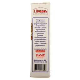 Винный камень «С. Пудовъ», 4 сашета x 5 г