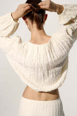 Top con mangas globo - H&m фото 7