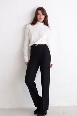 10972 Брюки со стрелками чёрные - Martichelli фото 24