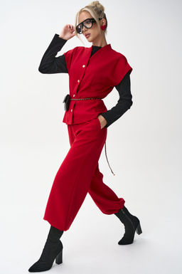 Жилет Джолин (красный) - Эльза фото 10