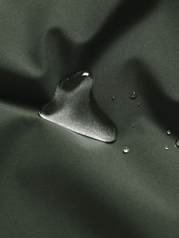 Парка зимняя подростковая для девочки с капюшоном и мехом темно-зеленого цвета 9536TZ - Valianly фото 21