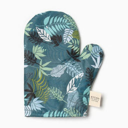 Варежка-прихватка Этель Папоротник 20х28 см, 80% хл, 20% пэ, сатин 110 г/м2  фото 3