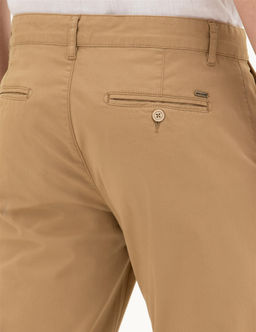 Camel Regular Fit Kanvas Pantolon