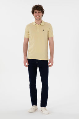 Erkek Slim Fit Polo Yaka A__k Haki Basic Ti__rt Sepette S_rpriz _ndirim - U.s. polo assn фото 4
