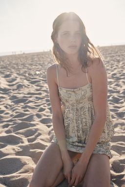 VESTIDO MINI ABALORIOS / Plata - Zara фото 3