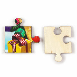 Пазлы для детей деревянные Новый год! Змея, 16 элементов - Лесная мастерская фото 6