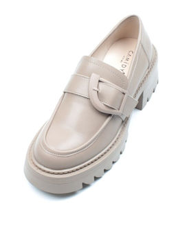 03-C1803-2 DK.BEIGE Лоферы женские (натуральная кожа)