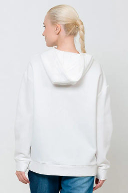 PELICAN, толстовка женская, Белый  фото 10