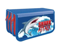 Пенал 3 отд., большой 190*105мм "Shark attack" (ПО-11)