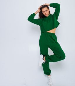 Спортивный костюм #БШ1527, изумрудный - Dommod фото 3