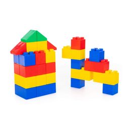 Конструктор строительный XXL, 36 элементов + соединитель (30 элементов) - Полесье фото 5