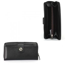 Портмоне+картхолдер муж Croco-ПР-974 натуральная кожа 2 отд, 5 карм, черный матовый (3) 229790