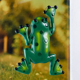 Пластиковый термометр оконный «Лягушка», в пакете