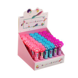 Цена за 36 шт. Ручка-мини шариковая Calligrata «Лапка», автоматическая, 4-цветная, МИКС