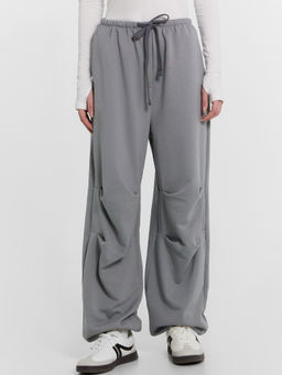 Брюки джоггеры Mark Formelle 182495-1 из велюра серые  фото 2