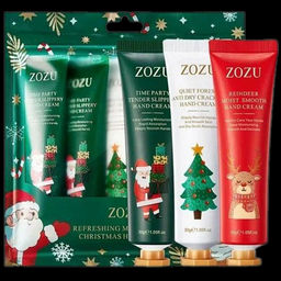 Zozu Christmas Hand Cream, 30g*5ea - Набор крем для рук Новогодний