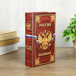 Шкатулка книга-сейф «Великая Россия», 21×13×5 см