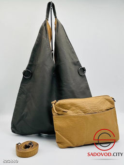 Женская сумка из вареной кожи