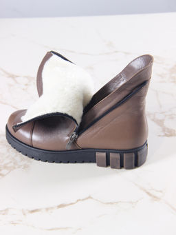 Ботинки 233.astra8bl. коричневый/Шерсть