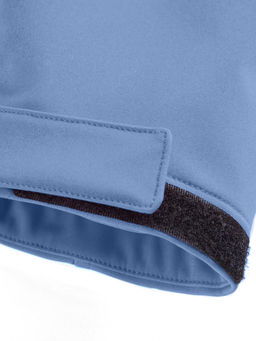 Парка спортивная женская с капюшоном softshell синего цвета 9568S - Mtforce фото 26