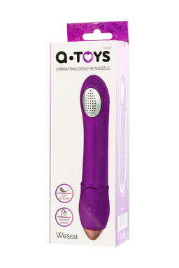 Вибронасадка для душа A-Toys by TOYFA Wesea, силикон, фиолетовый, 20,5 см