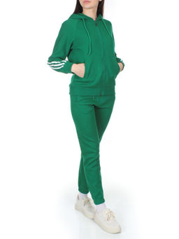NOH106 GREEN Костюм спортивный женский (хлопок 90%, полиэстер 10%) - Фабричный китай фото 2