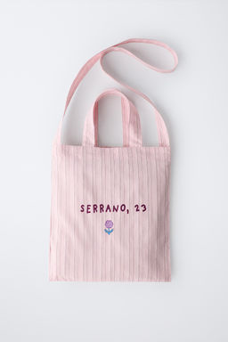 STRIPED TOTE BAG