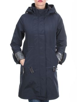 F2089 DARK BLUE Ветровка женская MARIA (65% хлопок, 35% полиэстер) - Фабричный китай фото 2