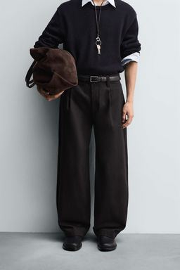 BALLOON FIT PLEATED JEANS - Zara фото 7