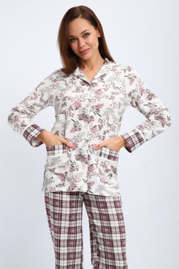 Пижама женская из футера Салли укроп