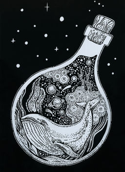 Hobbius GHPB-07 Набор для творчества Гравюра-блокнот 14 x 20 см Безбрежный океан  фото 13