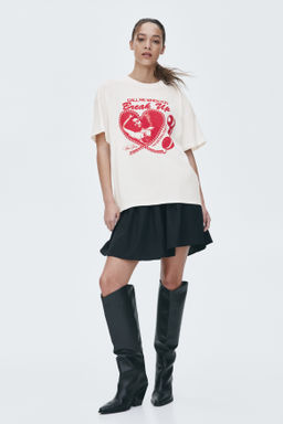 Camiseta oversize con motivo estampado - H&m фото 10