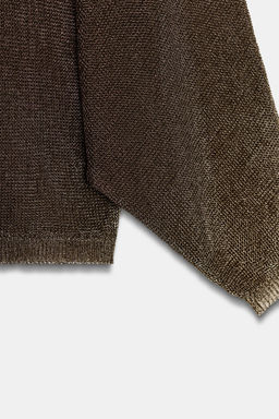 METALLIC KNIT JUMPER - Zara фото 8