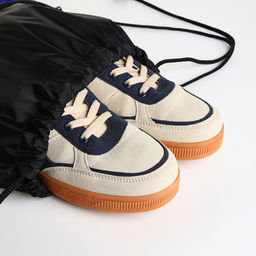 Мешок для обуви, 34*0,1*45, отд на молнии, отд на стяжке, черный - Simaland фото 4