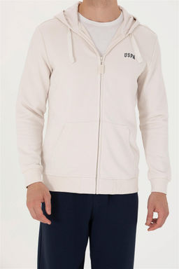 U. S. Polo Assn Мужской вязаный кардиган с капюшоном и камнем - U.s. polo assn фото 6