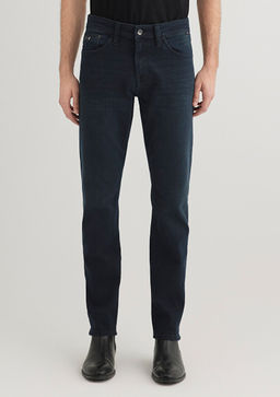 Jake Mavi Black Puslu Gece Mavisi Jean Pantolon фото 4