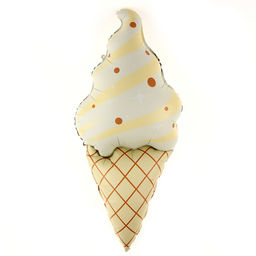 Воздушный шар фольгированный 38" «Сливочное мороженое», матовый