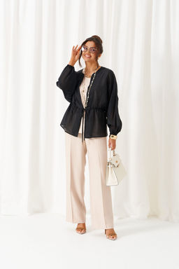 Костюм Beautiful Free 6448 бежево-черный