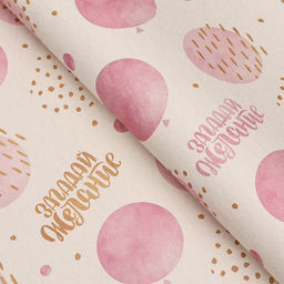 Цена за 2 шт. Бумага упаковочная, крафт «Загадай желание», 70×100 см, 1 лист